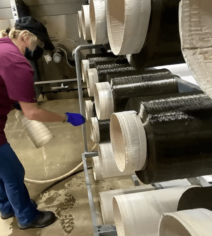 The production process of BFRP rebar- Arab Basalt Fiber Company